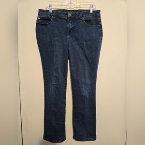 ❤️ Relativity Classic Blue Women's Straight Leg Jeans- Size 16 Short
